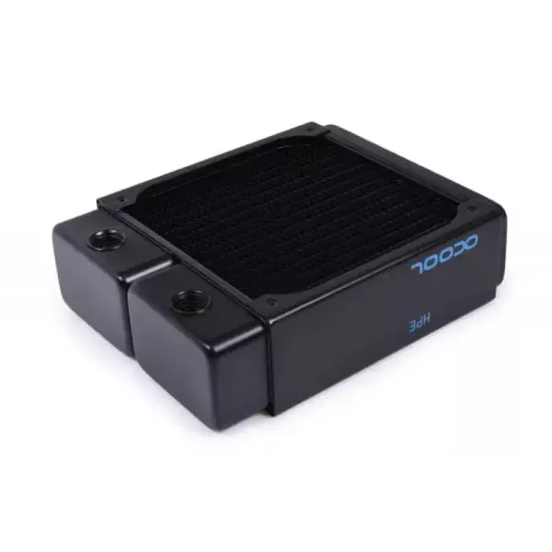 Radiatorius Alphacool 14472 žalvaris varis nerūdijantis plienas juodas 124 mm
