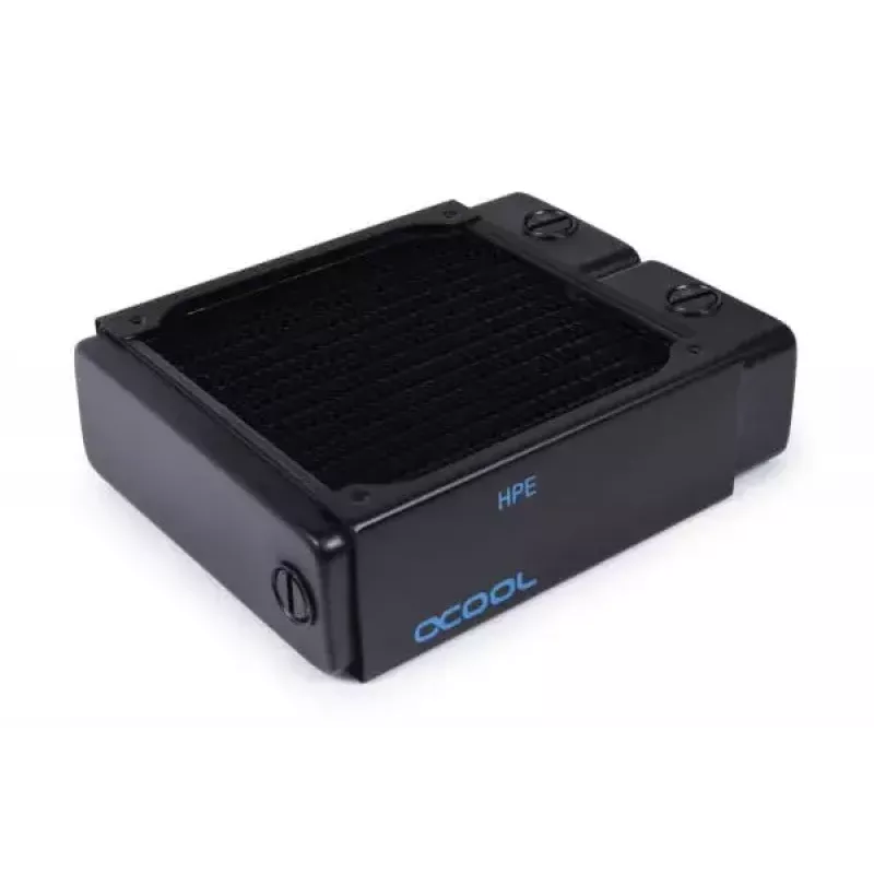 Radiatorius Alphacool 14472 žalvaris varis nerūdijantis plienas juodas 124 mm