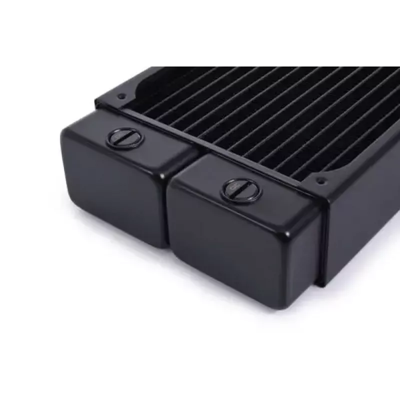 Radiatorius Alphacool 14472 žalvaris varis nerūdijantis plienas juodas 124 mm