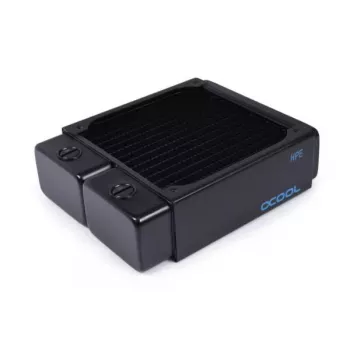 Radiatorius Alphacool 14472 žalvaris varis nerūdijantis plienas juodas 124 mm
