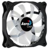 Aerocool COSMO12FRGB 120 mm kompiuterio korpuso ventiliatorius, 1000 RPM, 15 RGB LED, Molex jungtis, 3,72 W, juodas