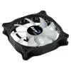 Aerocool COSMO12FRGB 120 mm kompiuterio korpuso ventiliatorius, 1000 RPM, 15 RGB LED, Molex jungtis, 3,72 W, juodas