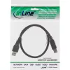 InLine USB 3.2 Gen.1 laidas, A tipo kištukas / B tipo kištukas, juodas, 3 m