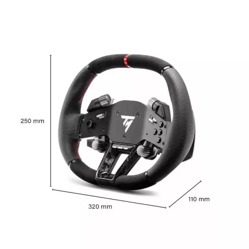 Thrustmaster Hypercar Wheel Add-On vairas, juodas, sidabrinis, PC, PlayStation 4, PlayStation 5, Xbox, Xbox One