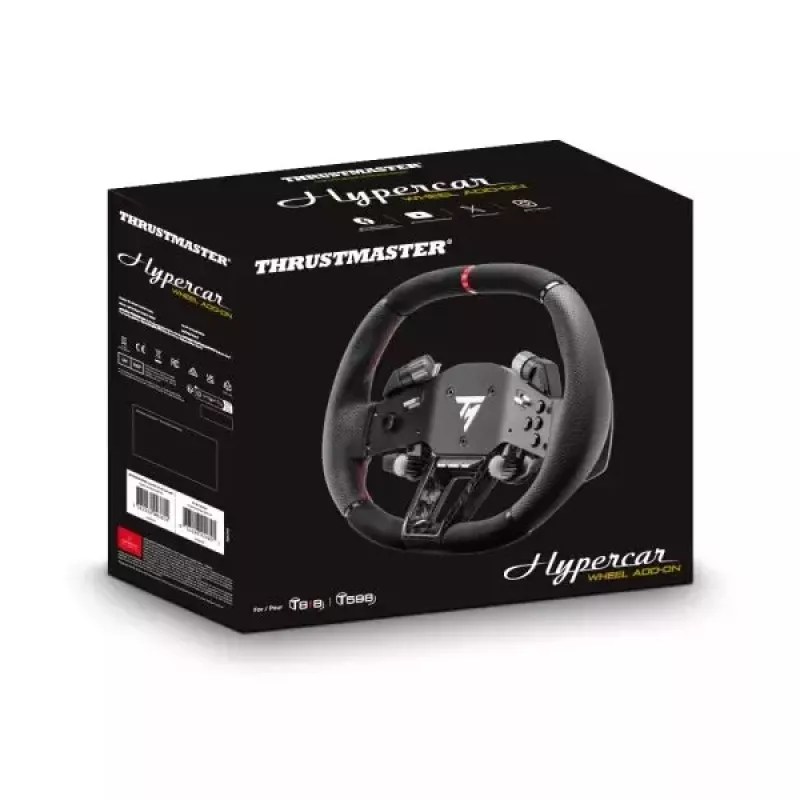 Thrustmaster Hypercar Wheel Add-On vairas, juodas, sidabrinis, PC, PlayStation 4, PlayStation 5, Xbox, Xbox One