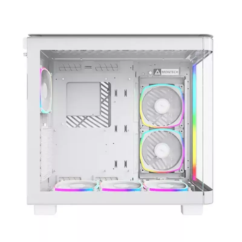 PC korpusas Montech KING 95 PRO Midi Tower Baltas