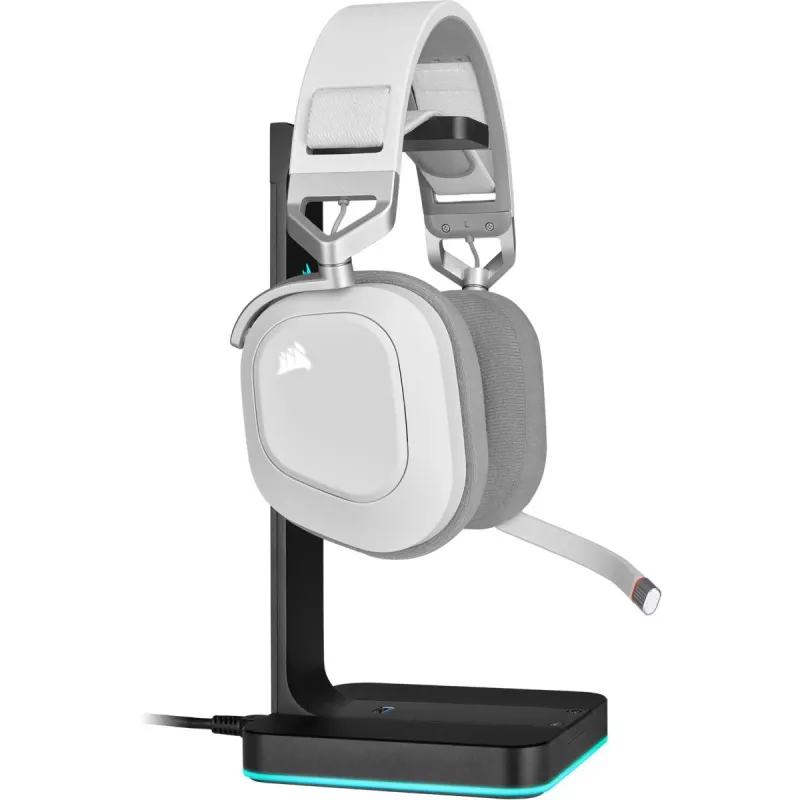CORSAIR Gaming ausinės HS80 – belaidės – baltos