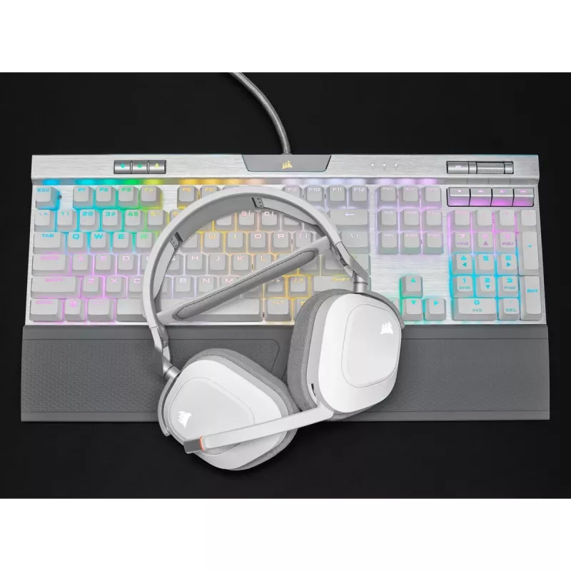 CORSAIR Gaming ausinės HS80 – belaidės – baltos