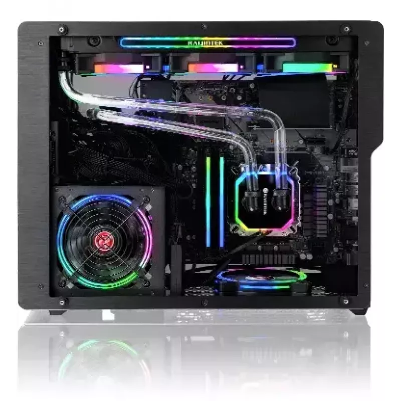 Korpusas RAIJINTEK Ophion M Evo ALS Midi Tower Juodas, Peršviečiamas