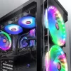 RAIJINTEK EOS 12 RBW ADD 120 mm ventiliatorius su hidrauliniu guoliu, PWM, 800–1800 RPM, 2 vnt., juoda/balta