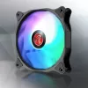 RAIJINTEK EOS 12 RBW ADD 120 mm ventiliatorius su hidrauliniu guoliu, PWM, 800–1800 RPM, 2 vnt., juoda/balta