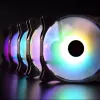 RAIJINTEK EOS 12 RBW ADD 120 mm ventiliatorius su hidrauliniu guoliu, PWM, 800–1800 RPM, 2 vnt., juoda/balta