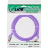 InLine Patch Laidas S/FTP PiMF Cat.6 250MHz PVC varinis violetinis 0,5m