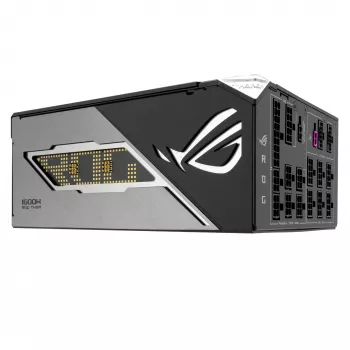 Maitinimo blokas ASUS ROG THOR-1600T3-GAMING 1600 W, 80 PLUS Titanium, ATX 3.1, visiškai modulinis, OLED ekranas