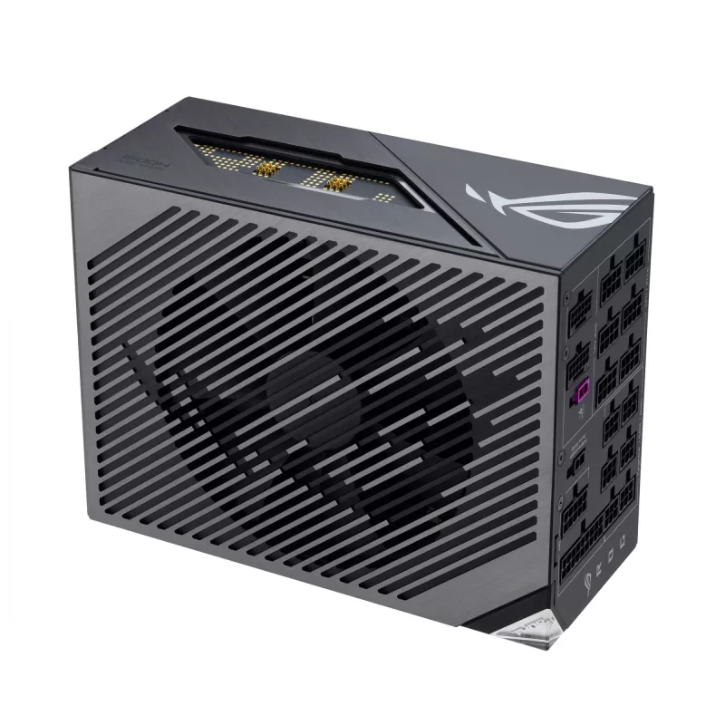 Maitinimo blokas ASUS ROG THOR-1600T3-GAMING 1600 W, 80 PLUS Titanium, ATX 3.1, visiškai modulinis, OLED ekranas