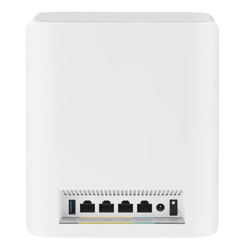 ASUS ZenWiFi BT8 Triju juostų (2,4 GHz / 5 GHz / 6 GHz) Wi-Fi 7 (802.11be) Baltas 3 vidinės antenos