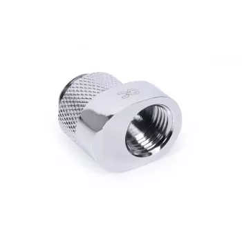 Alphacool Eiszapfen 17603 jungtis su poslinkiu 8 mm, žalvaris chromuotas, 24 mm plotis, 22,5 mm gylis, 18,5 mm aukštis