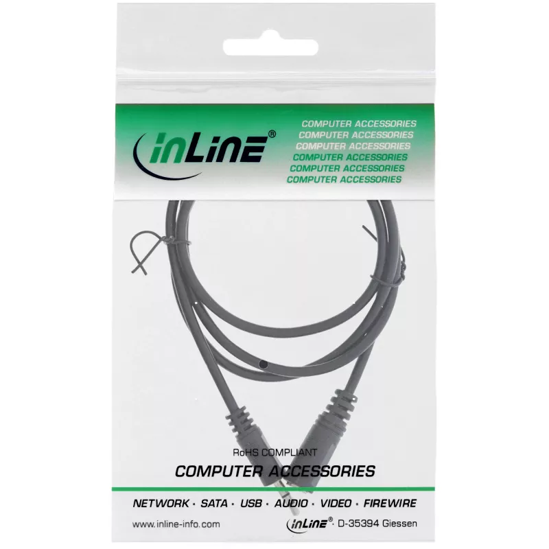 InLine garso ilginimo laidas 3.5mm stereo kištukas / lizdas 3m