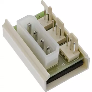 InLine 33008A adapteris ventiliatoriams: Molex 5,25 colio į 2× 3 kontaktų