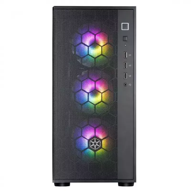 Korpusas SilverStone FARA R1 PRO V2 Juodas ATX/micro ATX/Mini-ITX 3x120mm Ventiliatoriai