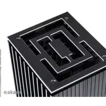 Kompiuterio korpusas Akasa A-NUC45-M1B Mini-ITX juodas