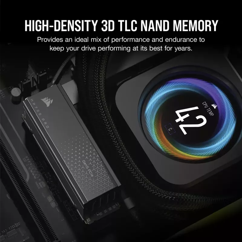SSD Corsair MP700 PRO M.2 2 TB PCIe 5.0 NVMe