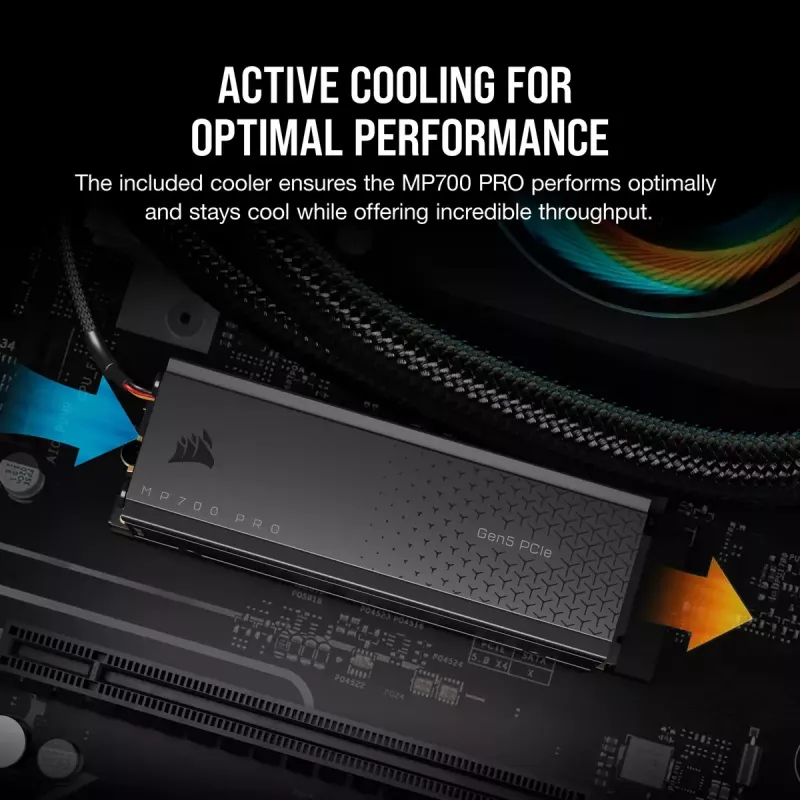 SSD Corsair MP700 PRO M.2 2 TB PCIe 5.0 NVMe