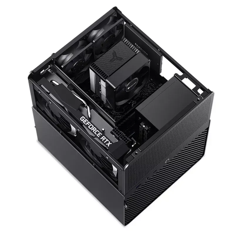 PC korpusas Jonsbo N3 Mini Tower juodas