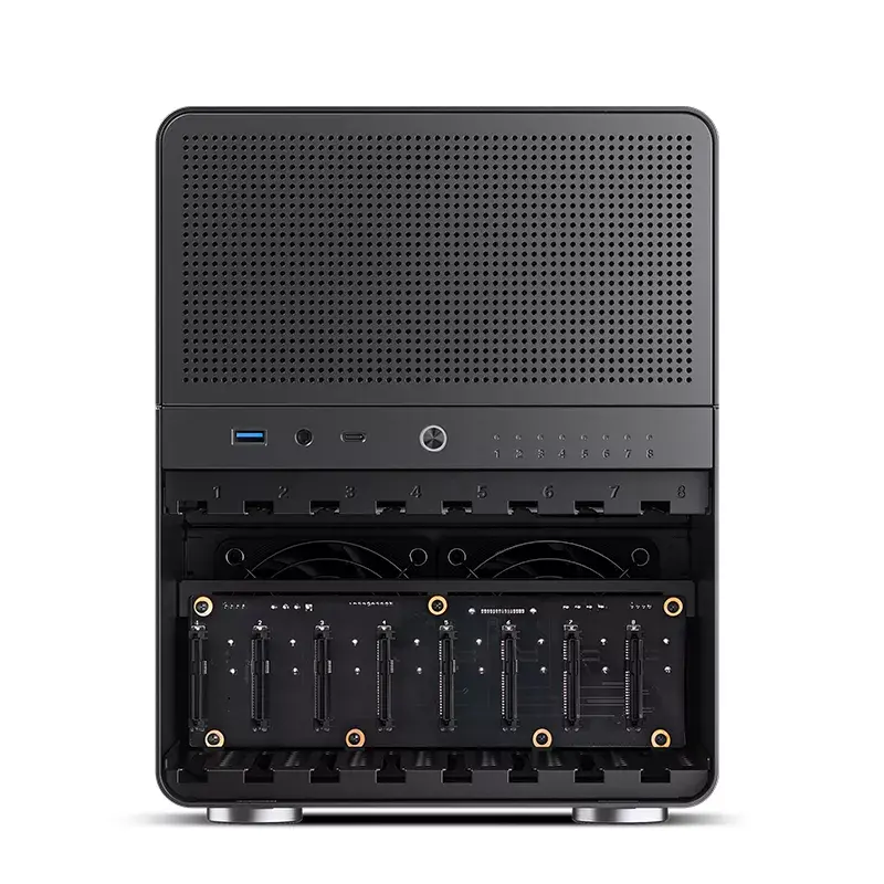 PC korpusas Jonsbo N3 Mini Tower juodas