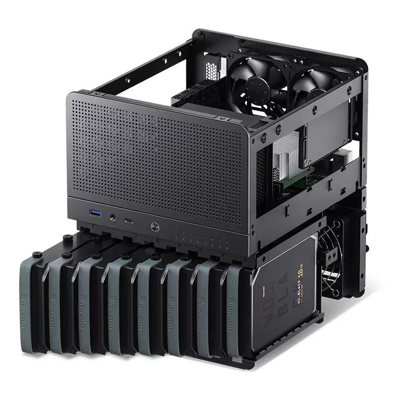 PC korpusas Jonsbo N3 Mini Tower juodas