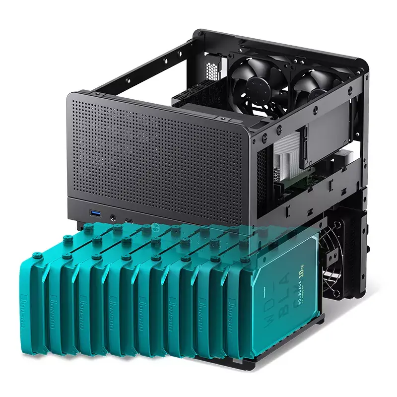 PC korpusas Jonsbo N3 Mini Tower juodas
