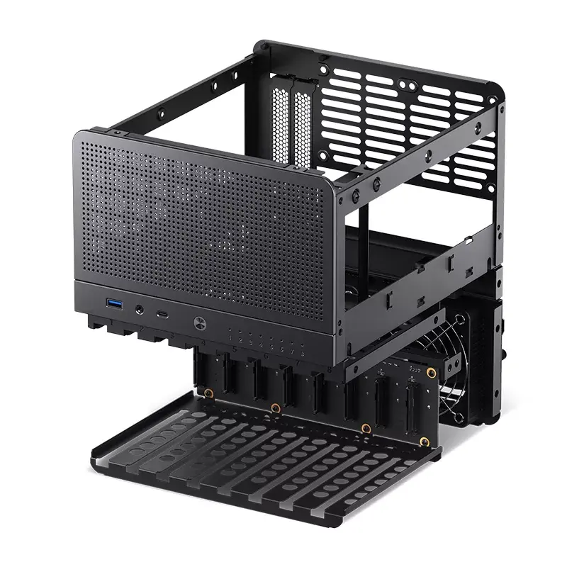 PC korpusas Jonsbo N3 Mini Tower juodas