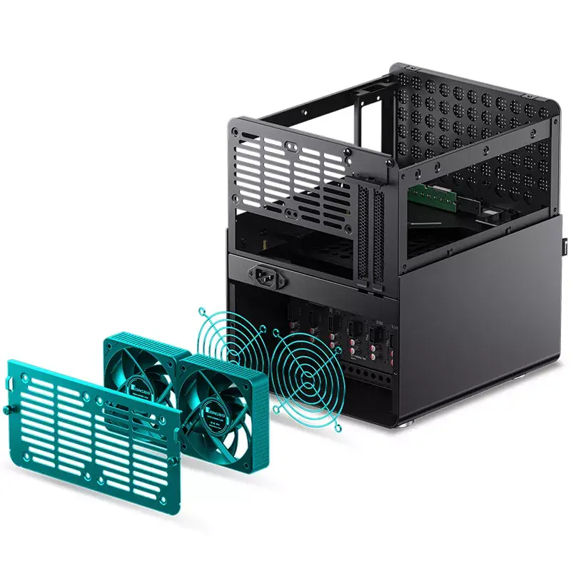 PC korpusas Jonsbo N3 Mini Tower juodas