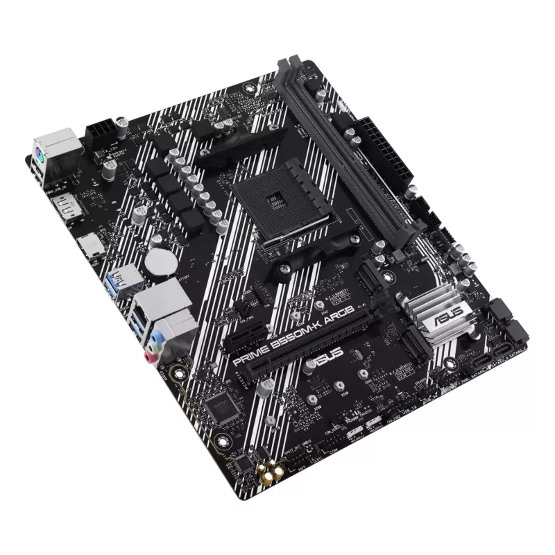 Motininė plokštė ASUS PRIME B550M-K ARGB AMD B550 Socket AM4 micro ATX