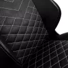 Gaming kėdė noblechairs Hero PU Leather – paminkštinta sėdynė ir atlošas, maksimalus aukštis 137 cm, atlošo plotis 57 cm