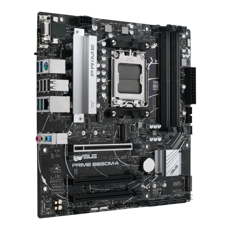 ASUS PRIME B650M-A pagrindinė plokštė AMD B650 Socket AM5 micro ATX