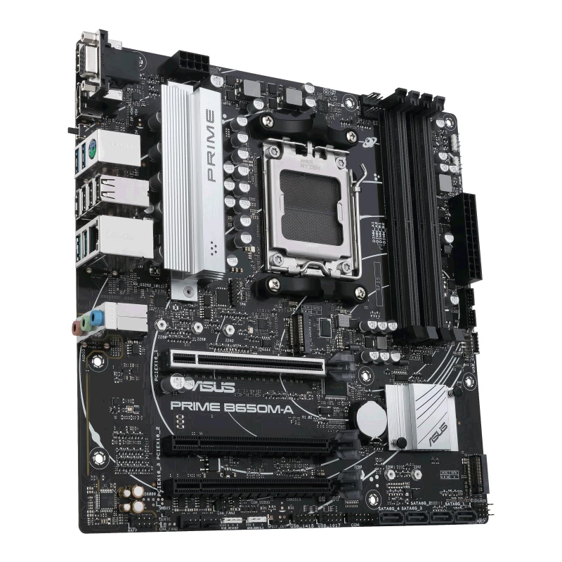 ASUS PRIME B650M-A pagrindinė plokštė AMD B650 Socket AM5 micro ATX
