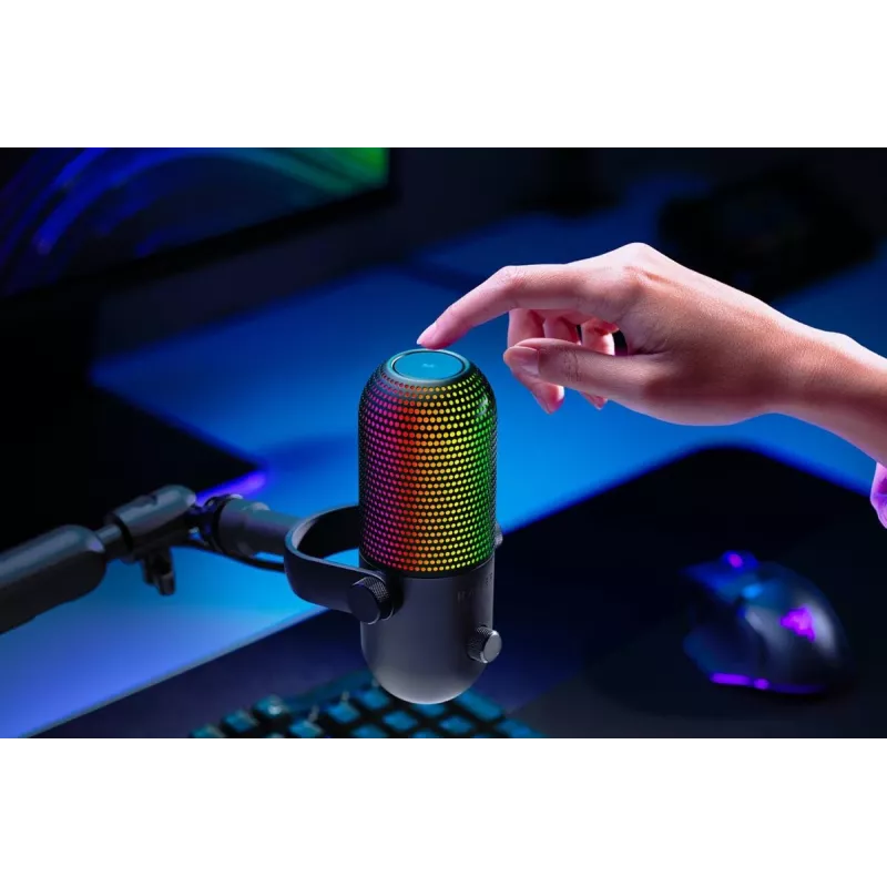 RAZER Seiren V3 Chroma stalinis mikrofonas juodas