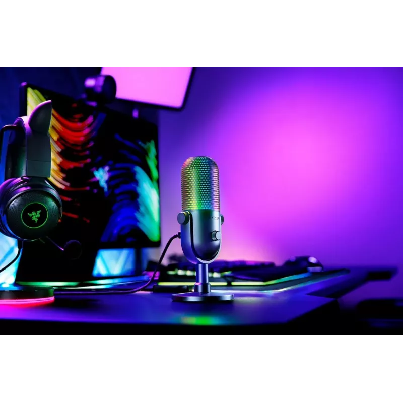 RAZER Seiren V3 Chroma stalinis mikrofonas juodas