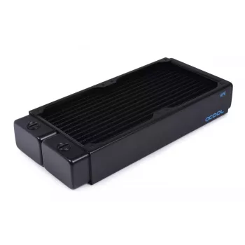 Radiatorius Alphacool 14439 Žalvaris Varis Plienas Juodas 124mm Plotis