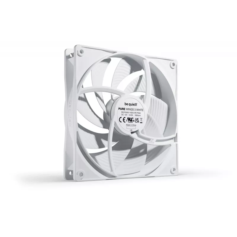 be quiet! Pure Wings 3 140mm PWM High-Speed White kompiuterio korpuso ventiliatorius 14 cm 1 vnt.