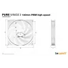be quiet! Pure Wings 3 140mm PWM High-Speed White kompiuterio korpuso ventiliatorius 14 cm 1 vnt.