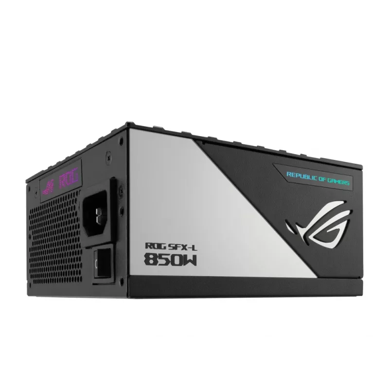 ASUS ROG Loki SFX-L 850W Platinum maitinimo blokas 24-pin ATX juodas, sidabrinis