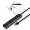 Axagon HUE-SA7BP 7x USB 3.0 ALU ĮKROVIMO stotelė JUODA su maitinimo adapteriu