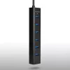 Axagon HUE-SA7BP 7x USB 3.0 ALU ĮKROVIMO stotelė JUODA su maitinimo adapteriu