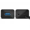 Axagon HUE-SA7BP 7x USB 3.0 ALU ĮKROVIMO stotelė JUODA su maitinimo adapteriu
