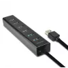 Axagon HUE-SA7BP 7x USB 3.0 ALU ĮKROVIMO stotelė JUODA su maitinimo adapteriu