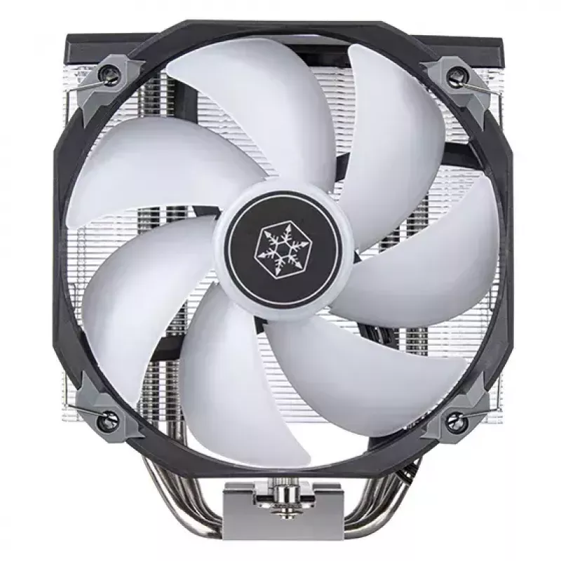 SilverStone Argon SST-ARV140-ARGB procesoriaus oro aušintuvas, 14 cm, ARGB, juodas / pilkas