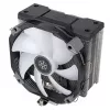 SilverStone Argon SST-ARV140-ARGB procesoriaus oro aušintuvas, 14 cm, ARGB, juodas / pilkas