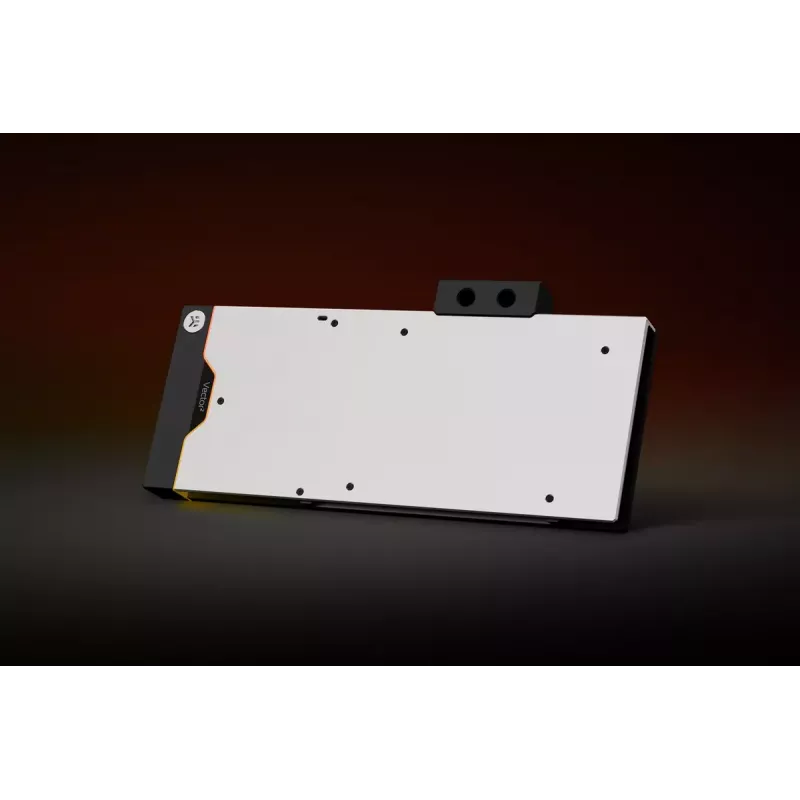 EK Water Blocks EK-Quantum Vector2 Trio RTX 3080/90 aliuminio nugarinė plokštė su nerūdijančio plieno apdaila